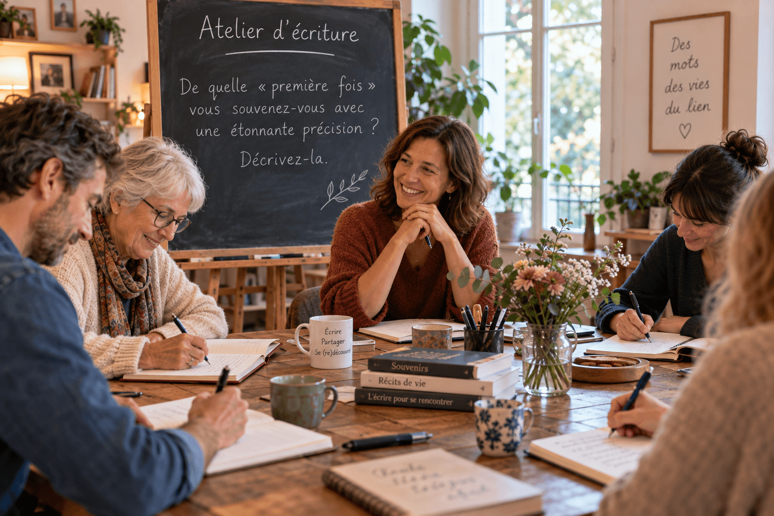 Participer à un atelier d'écriture biographique pour libérer sa plume